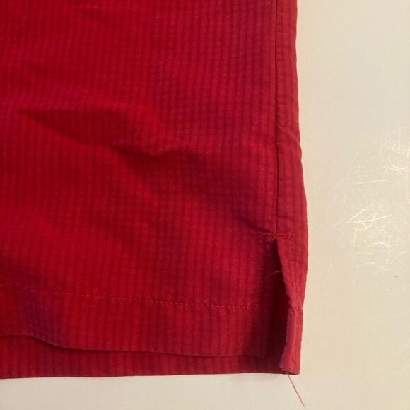 Cubavera Red Textured Men’s Shirt - Picture 10 of 10